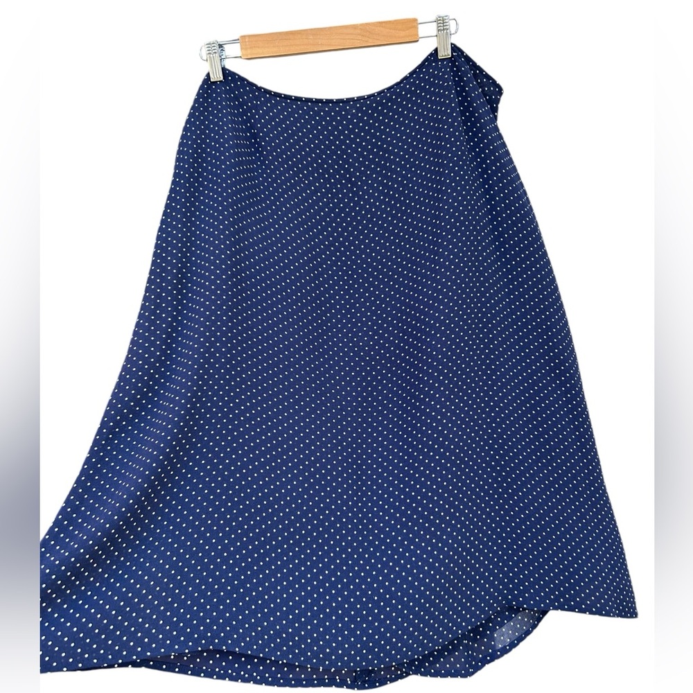 Reformation Polka Dot Skirt Sz 16 A-Line Cottagecore Academia Whimsigoth - Picture 2 of 16